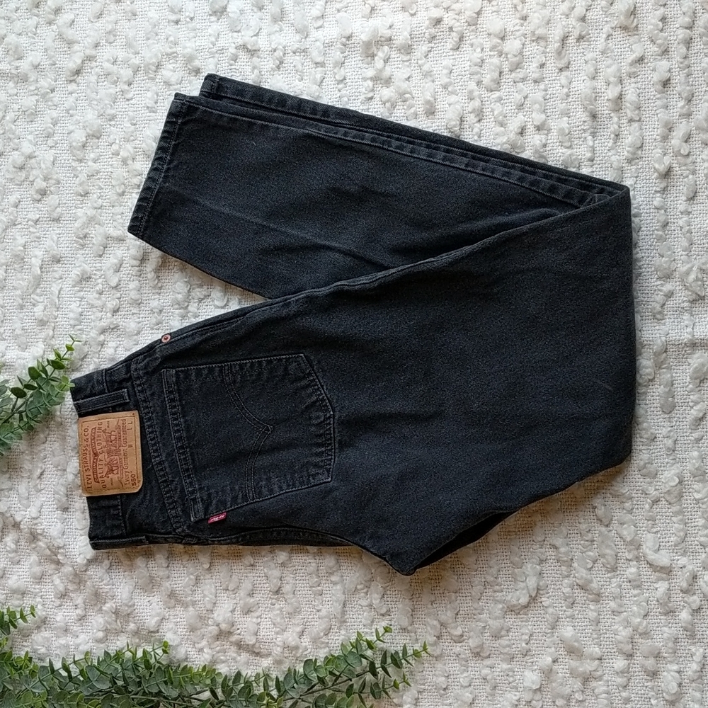 Levi's 550 Vintage 90s Hi Waist High Rise Mom Jean Relaxed Tapered Leg 8R 26
